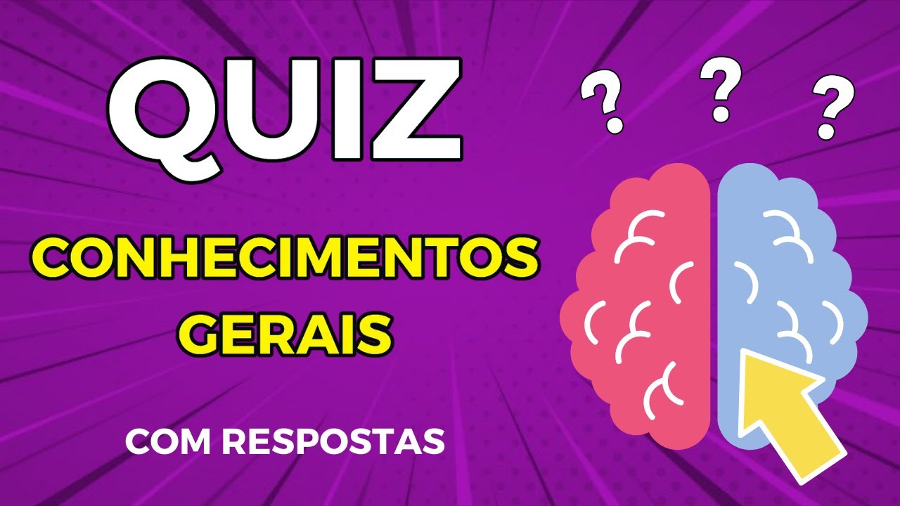 Perguntas De Conhecimentos Gerais - Você Consegue Acertar? | QuizTube ...