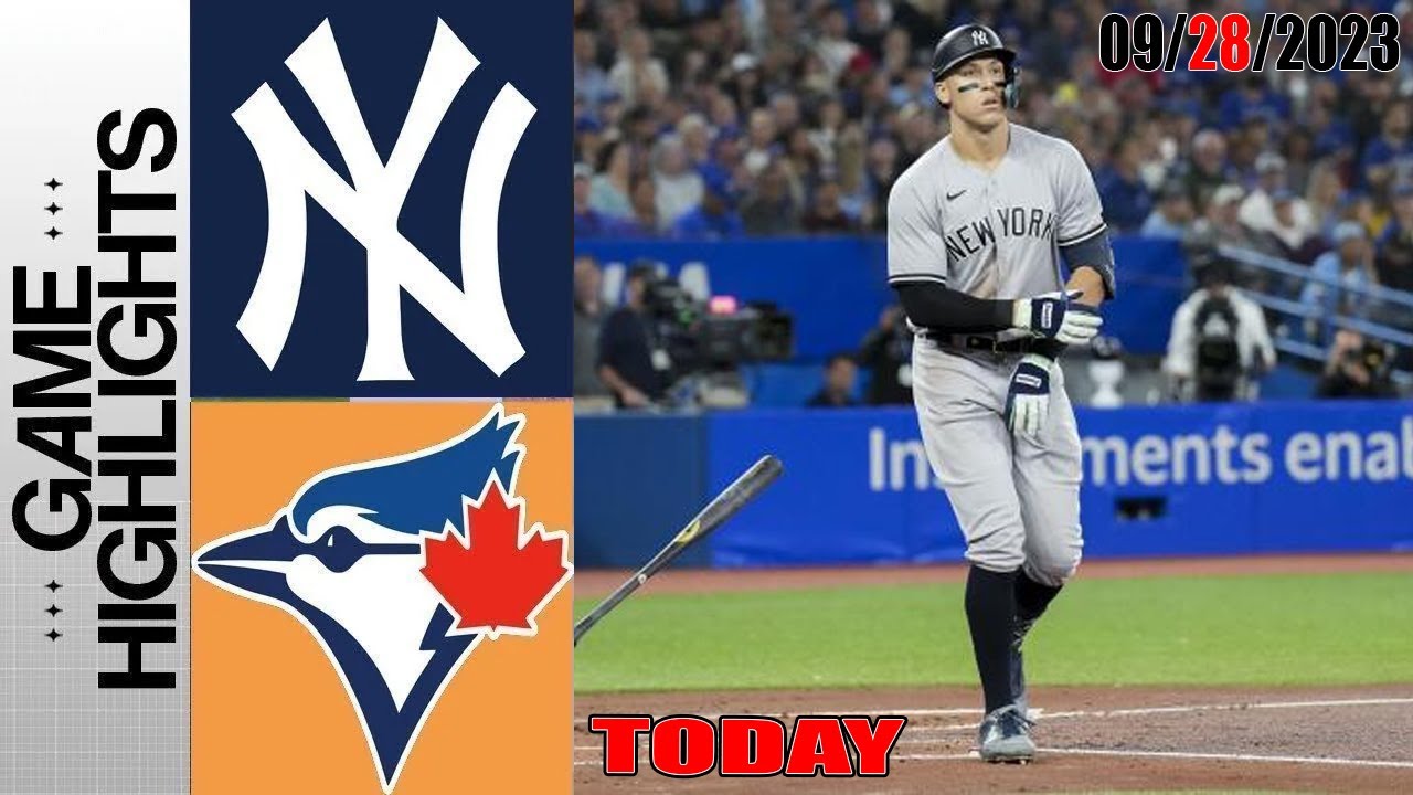 New York Yankees Vs Toronto Blue Jays GAME HIGHLIGHTS [TODAY] September ...