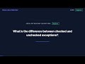 Checked vs Unchecked Exceptions in Java - Master the Difference