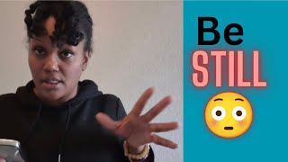 When U Try To Control Everything Instead Of Being Still ‼️