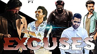 Pan Indian actors ft. Excuses AP Dhillon | South Indian actors excuses #shorts #rrr #kgf #pushpa