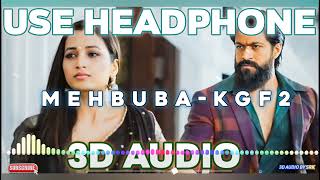 Listen to Mehbooba from the KGF chapter 2 in 3D AUDIO!