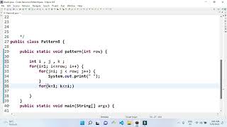 Program to Print Left Triangle Star Pattern | Pattern Program