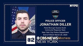 NYPD Officer Jonathan Diller killed in the line of duty in Queens