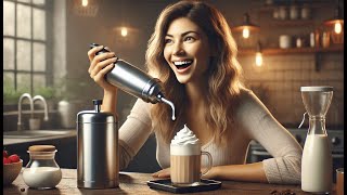 🍦 EurKitchen Professional Aluminum Whipped Cream Dispenser | Best Cream Dispenser for Coffee ☕