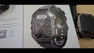 Dekelife Military Smart Watch Unboxing \u0026 First Impressions