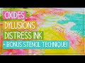 Photo Paper Ink Technique! Distress Ink - Oxide Inks - Dylusions