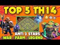 TOP 5 TOWN HALL 14 BASES WITH LINKS -BEST TH14 CWL WAR BASE|TH14 Trophy Base+Link |Base Layouts 2021