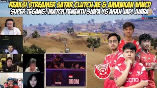 REAKSI STREAMER BTR RA MENUTUP HARI DENGAN WWCD !! MATCH PENENTUAN JUARA ANTARA AE & BOOM