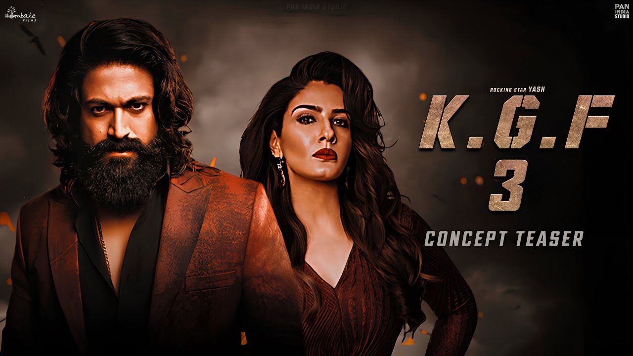 KGF - Chapter 3 Teaser Trailer 2023 | Yash New Movie | Yash | Raveena ...