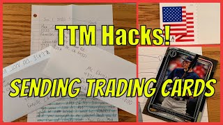 How To Send A Trading Card TTM Through The Mail For An Autograph | TTM Checklist | Do's and Don'ts
