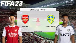 FIFA 23 | Arsenal vs Leeds United - Emirates FA Cup - PS5 Gameplay