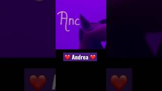 ANDREA (Calligraphy video) #calligraphy #name #andrea