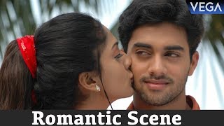 Seethakoka Chiluka Movie Romantic Scenes - Navdeep Trying to Kiss Sheela