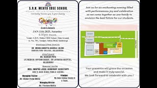 SRN MEHTA CBSE SCHOOL KALABURAGI || MEHTA MAHOTSAV ON 11/01/2025 (DAY-2)