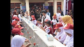 Ibu Negara Sosialisasi Gerakan Cuci Tangan Bersama, Sumedang, 7 Februari 2019