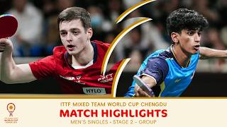 Sid Naresh vs Thibault Poret | FRA vs USA MS | Stage 2 | #ITTFWorldCup 2024