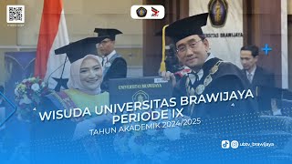 WISUDA PERIODE IX TAHUN AKADEMIK 2024/2025 UNIVERSITAS BRAWIJAYA