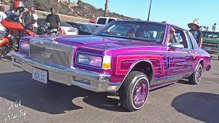 Lowriders and Classic Cars Cruise the Beach in LA!