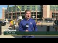 live at 5 families pour into lambeau field and titletown district