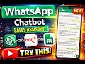 How to Build a WhatsApp Chatbot Sales Assistant That Sells for You 24/7 Tutorial (Step-by-Step)