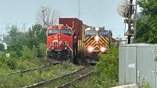 CN train L570 west at Gorewa￼y with CN 3977 \u0026 CN 3916