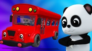 Bánh xe trên xe buýt | vần điệu trẻ | Bao Panda Songs | Nursery Rhymes | The Wheels On The Bus