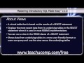 SQL Training - Structured Query Language Tutorial - About Views Lesson
