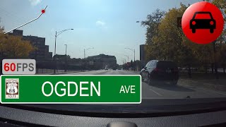 Ogden Ave WB, Downtown Chicago to Harlem Ave (IL Rte 43, Berwyn, IL) | VirtualRoad