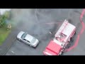Firefighters battle flames at Everett apartment building