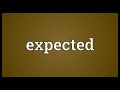 expected meaning