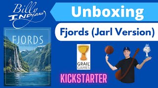 Fjords Board Game Unboxing (Kickstarter Edition - Jarl Backer Level)