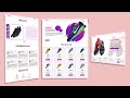 How To Make A Shoes Website Design Using | HTML CSS & JAVASCRIPT