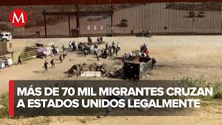 Con CBP One, migrantes cruzan a EU de manera legal desde Tijuana
