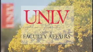 UNLV Office of Faculty Affairs Website Highlights