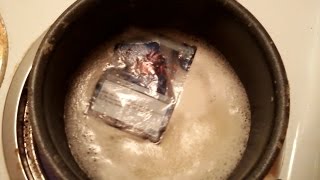 Boiling a Foil Card - For Science of Course!