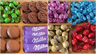 Milka Chocolates | Satisfying Filling Platter With Sweets | ASMR