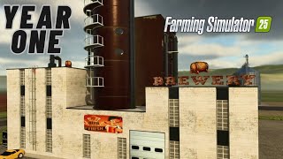 I BOUGHT a BEER FACTORY for $50 MILLION | Year ONE | US Flat Lands | #fs25