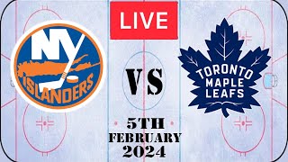 NHL LIVE Toronto Maple Leafs vs New York Islanders 5th February 2024 Full Game Reaction