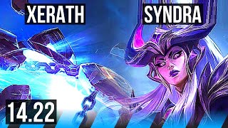 XERATH vs SYNDRA (MID) | 6/2/10 | KR Master | 14.22