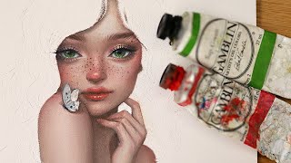 How to paint skin tones with just TWO colors 🎨 OIL PAINTING TUTORIAL