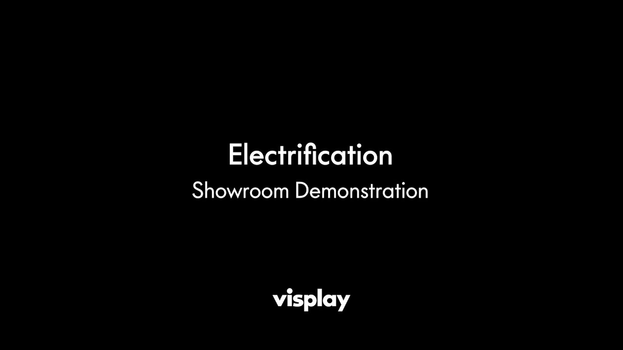 Electrification Showroom Demonstration Youtube