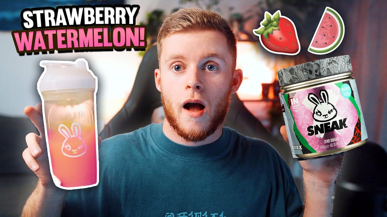 SNEAK ENERGY STRAWBERRY WATERMELON FLAVOUR REVIEW! - YouTube