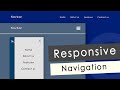 Responsive Navbar with Bootstrap4 & Jquery