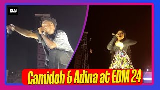 Camidoh \u0026 Adina Electrifying Performance at EDM 2024 Accra