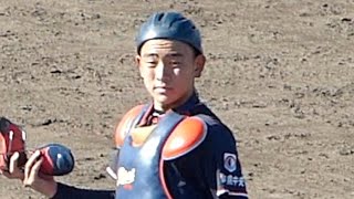 前回大会日本一の新チームのキャッチャー榊原瑛太２年（東海中央ボーイズ）【第54回春季全国大会予選2023.11.25】