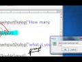 Java small exercise using dialog boxes
