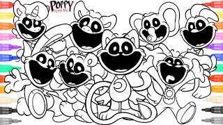 POPPY PLAYTIME Chapter 3 New Coloring Pages / How to Color ALL SMILING CRITTERS