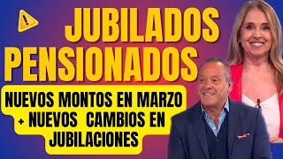 🛑 ALERTA ANSES + Estos serán los nuevos montos en marzo 2025/JUBILADOS y PENSIONADOS