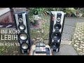 TES POLYTRON PAS 68 XBR + MIXER HARDWELL REVERB 4...ini kok bersih ya